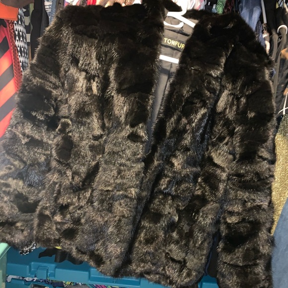 Women’s 100% Mink Fur Bomber Jacket Coat - Small - Picture 2 of 8